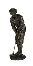 Statue: 9\" Golfer NP18138