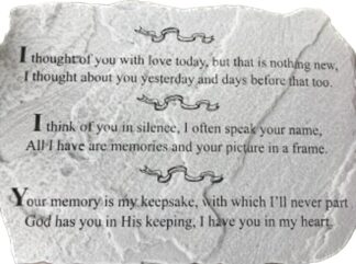 Stone: G93  17" "I Thought Of You with love"