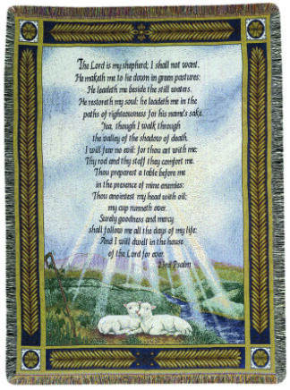 Comfort Throw: 23rd Psalm