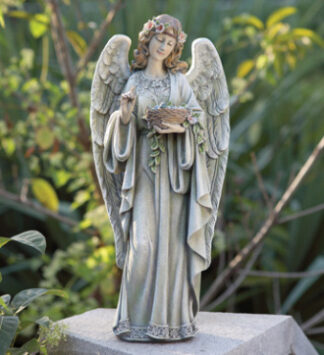 Angel: NP17745 22" Angel with Bluebird Nest