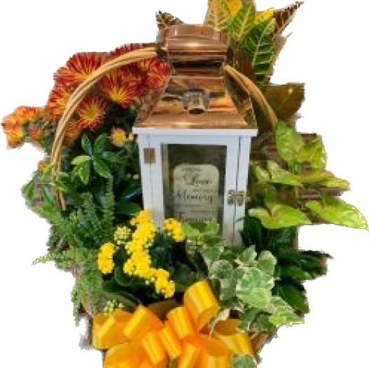 French Garden: Lantern with Plants