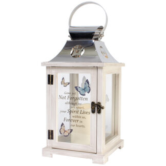 Lantern: 13" C14458  "Forever in Our Hearts" w/LED c