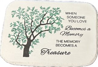 Stone:  G458  15" "Treasured Memory" with Tree of Life