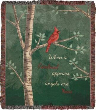 Comfort Throw: Cardinals Appear- Angels Are Near ATAWACA