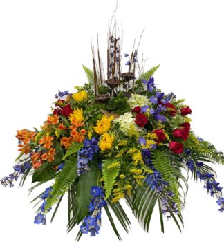 Casket Cover: Lakeside Paradise