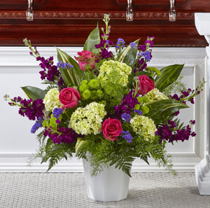 Sympathy: Beautiful Horizons Floor Basket