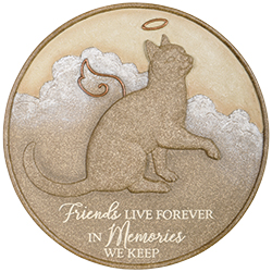 Stone: C10033 10" Cat memorial stone