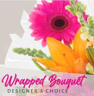 Wrapped Bunch: Seasonal Designer's choice for your vase