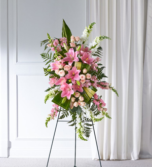 Standing Spray: Elegant Embrace