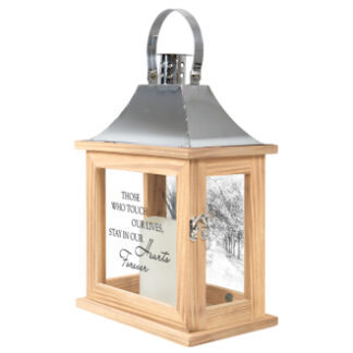 Lantern: 12" C57540 "Hearts Forever" w/LED candle