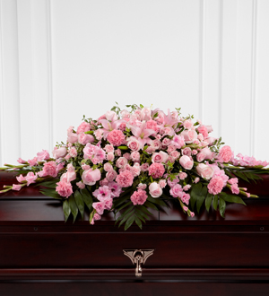 Casket Cover: Garden of Comfort