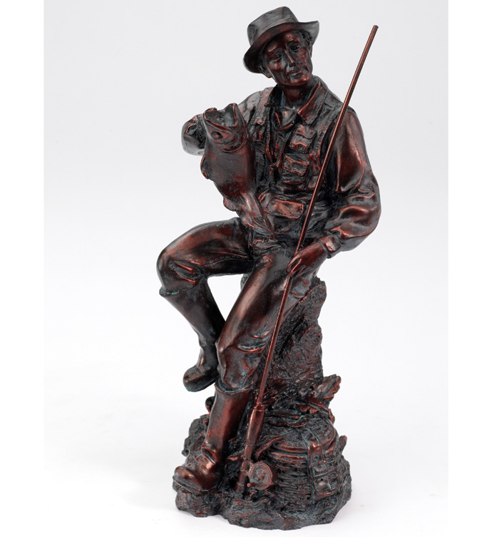 Statue: Fisherman NP18140 9"