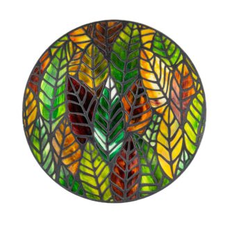 BirdBath: 18" 2GB7353  "Leaves"