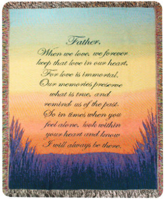 Comfort Throw: Forever a Father