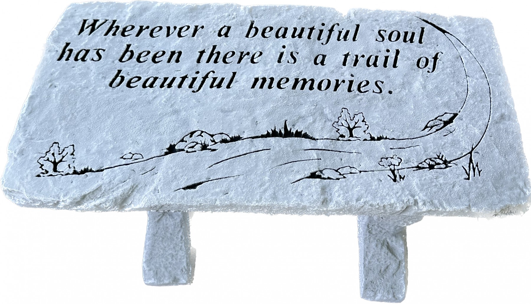Bench: FB404 24" "Trail of Memories"