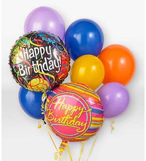 Balloons: Birthday Balloon Bunch