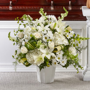 Sympathy: Thoughts of Tranquility Floor Basket