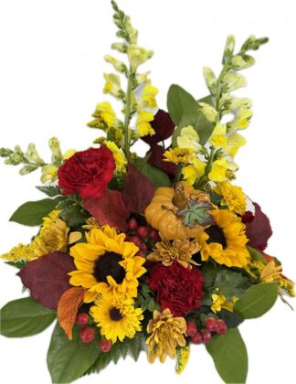 Sunset Pumpkin Centerpiece