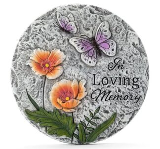 Stone: NP17033 10" Loving Memory Butterfly