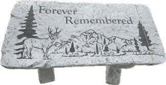 Bench: FB59 24"  "Forever Remembered"
