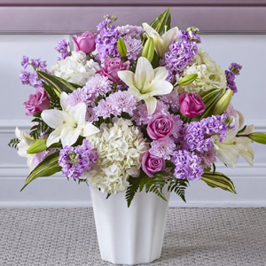 Sympathy: Heaven Sent Floor Basket