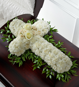 Casket Cover: Peaceful Memories
