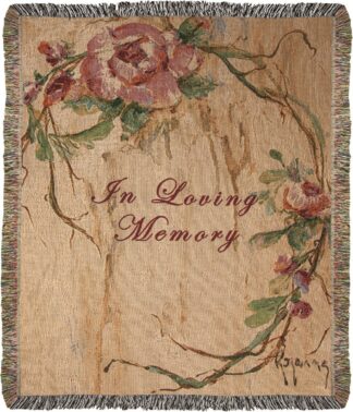 Comfort Throw: In Loving Memory Rose