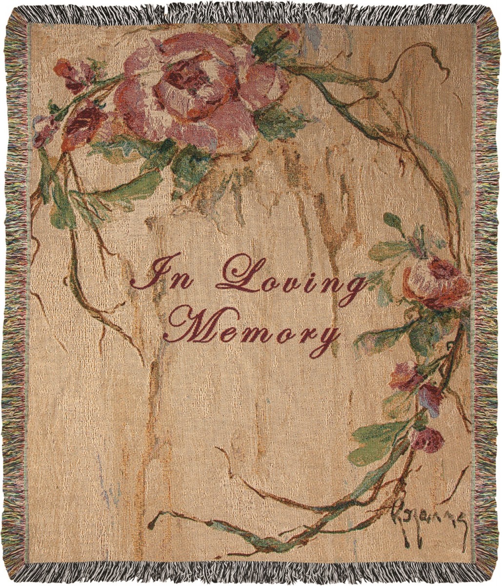 Comfort Throw: In Loving Memory Rose