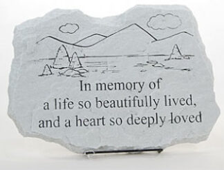 Stone: G430 15" "In Memory Of A Life"