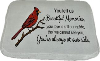 Stone: G471 15" Cardinal- You left us beautiful memories