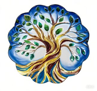 Birdbath: MET32 Tree Of Life Metal Birdbath with stand