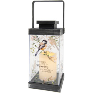 Lantern: 13" Poly C57734 "Memories"