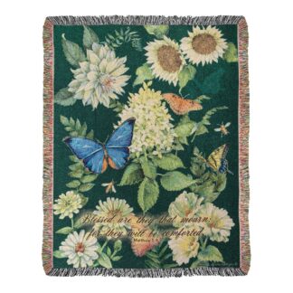 Comfort Throw: Butterfly "They will be comforted"