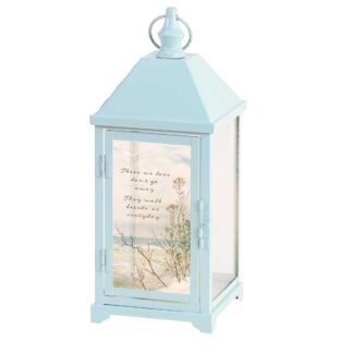 Lantern: 14" LTNTBL2 "Those We Love" w/ LED candle