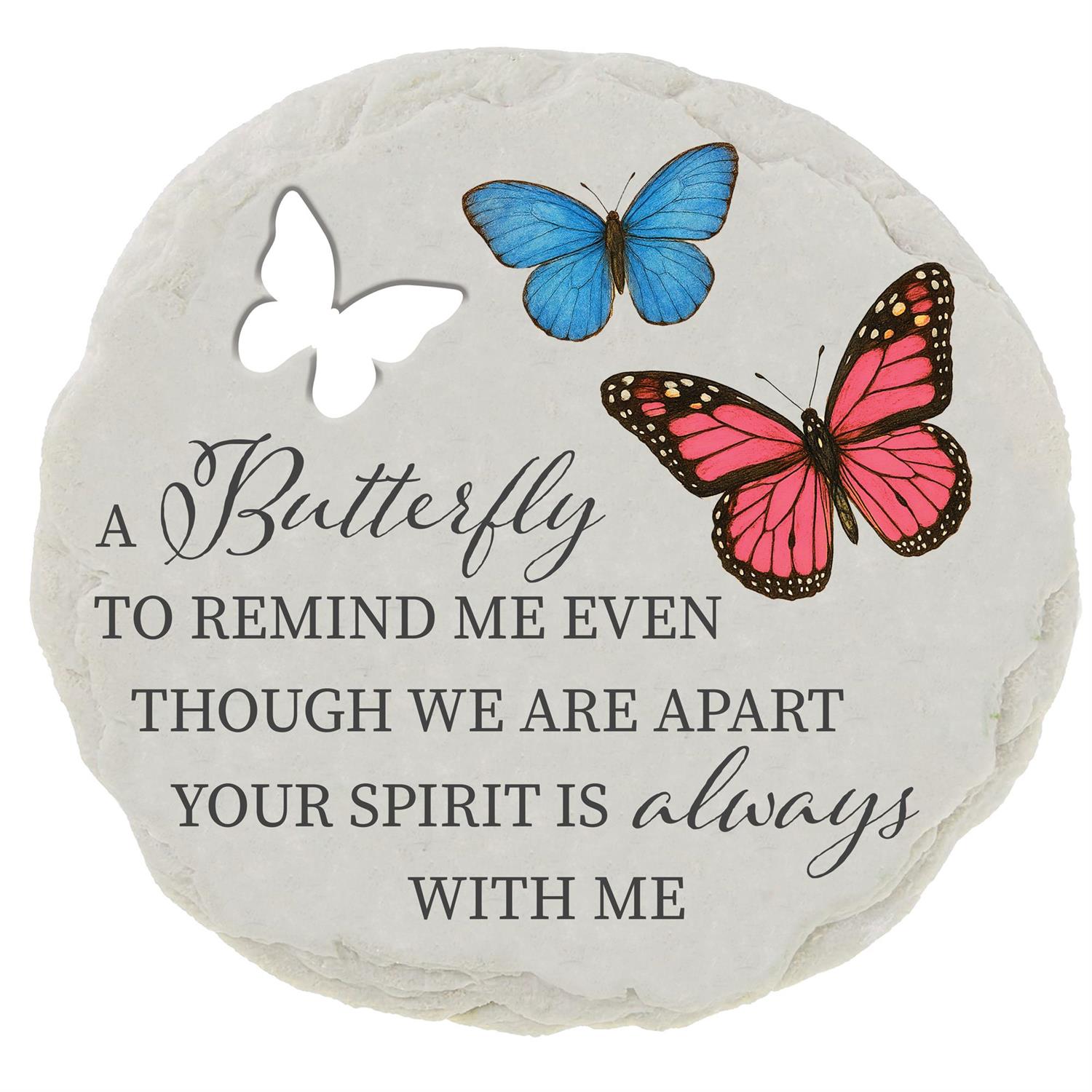 Stone: CEM326 11" Butterfly Your Spirit is always with me