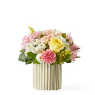 CDA: Watercolors Bouquet in Ivory Vase