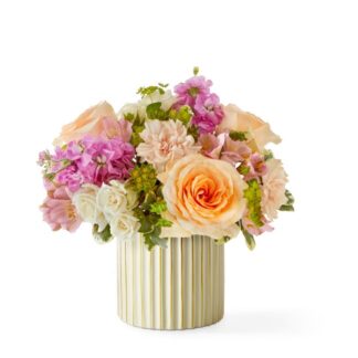 V5598-IFV: Paradise Bouquet in Ivory Vase