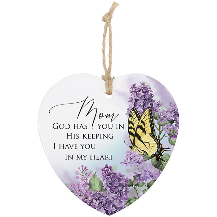 Memory Ornament: C26049 4\" \"Mom in His Keeping\"