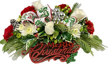Merry Christmas Box Bouquet