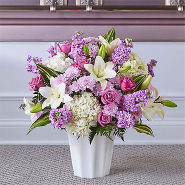 Sympathy: Heaven Sent Floor Basket