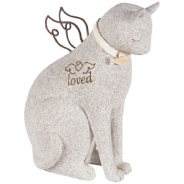 Angel Pet: C10033 4\" Cat Statue