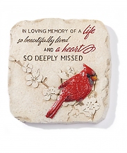 Stone: GC716363 Cardinal-loving memory