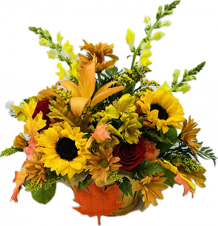 Autumn Leaves Basket