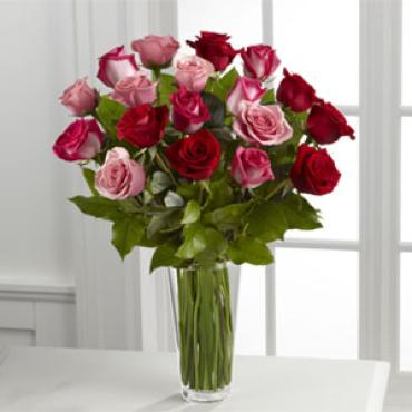 Rose: Red & Pink Rose Bouquet
