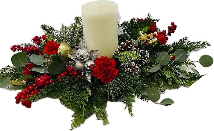 HOLIDAY ARMSTRONG CENTERPIECE