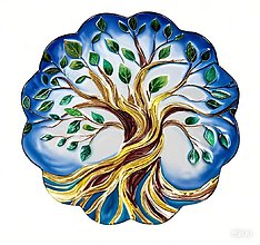 Birdbath: MET32 Tree Of Life Metal Birdbath with stand