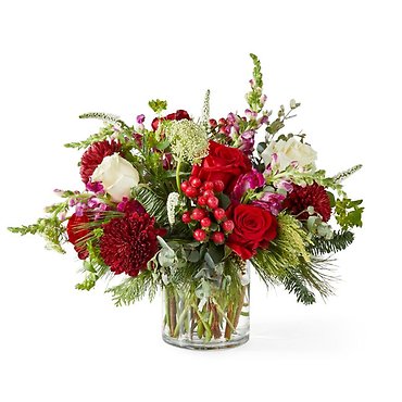 V5757: Cranberry Fizz Bouquet