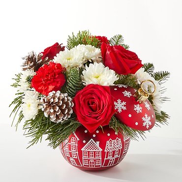 24-C11: Christmas Village Bouquet