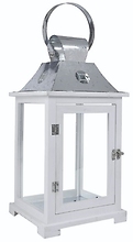 Lantern: Tall 22\" White