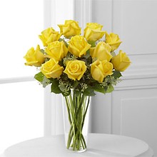 Rose: Yellow Roses in French vase